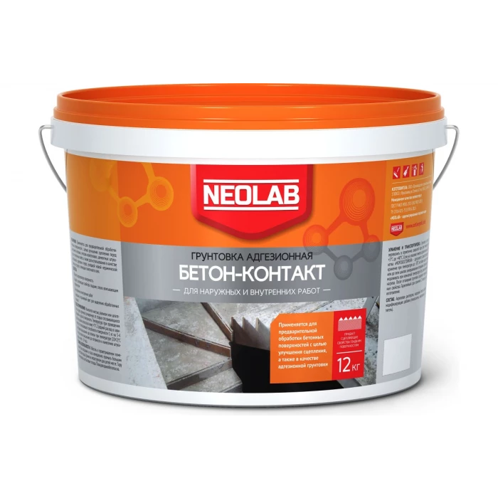 Адгезионная грунтовка бетон-контакт NEOLAB 12 кг 700030