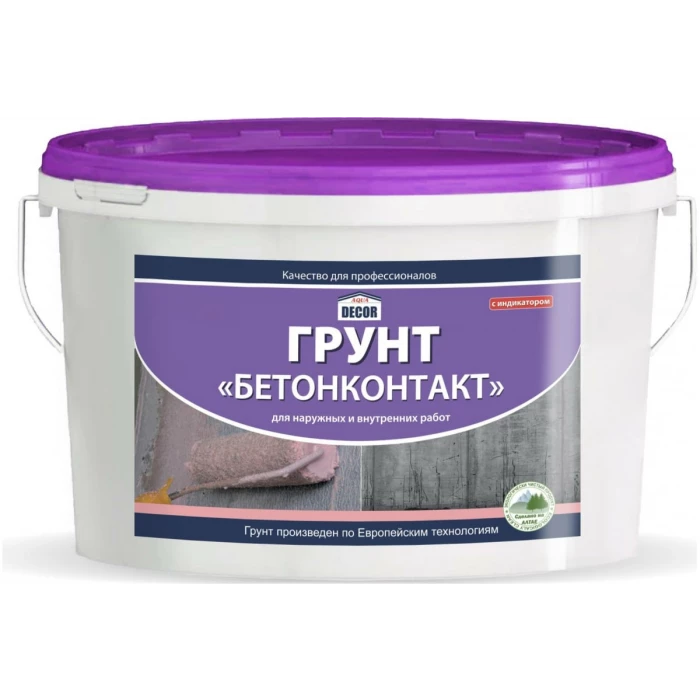 Грунт AQUADECOR Бетонконтакт (6 кг; 1 шт) УТ-00002147
