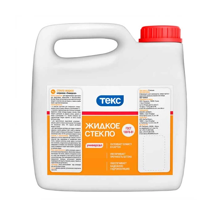 Жидкое стекло Текс Универсал 5 кг