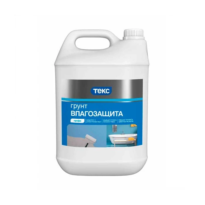 Грунт-концентрат 1:5 Влагозащита Текс Профи 9 л