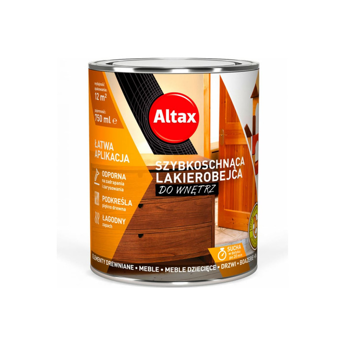 Лак-морилка ALTAX для внутренних работ, сосна, 750 мл 50830-15-000075