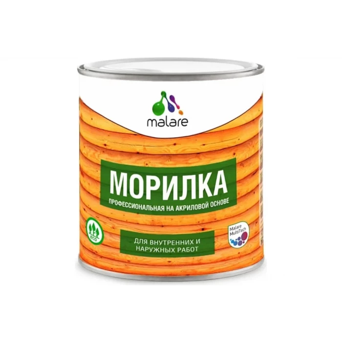 Морилка для дерева MALARE Professional (акриловая; желтая; 0,9 кг) 2036770257694