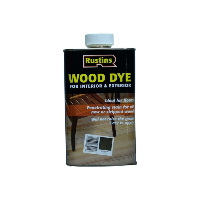 Тонировка для дерева Rustins Wood Dye Dark Oak темный дуб, 1 л 03654