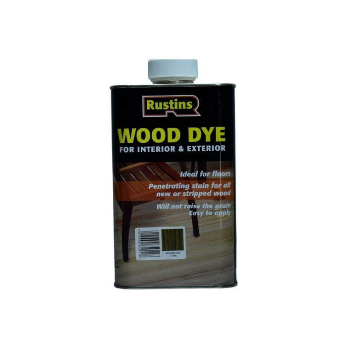 Тонировка для дерева Rustins Wood Dye Medium Oak средний дуб, 1 л 03664
