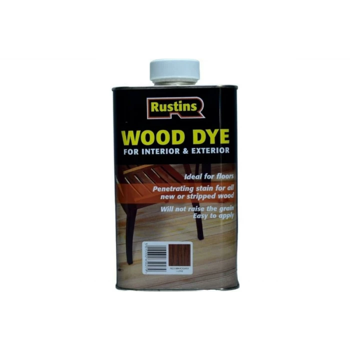 Тонировка для дерева Rustins Wood Dye Red Mahogany красный махагон, 1 л 03668