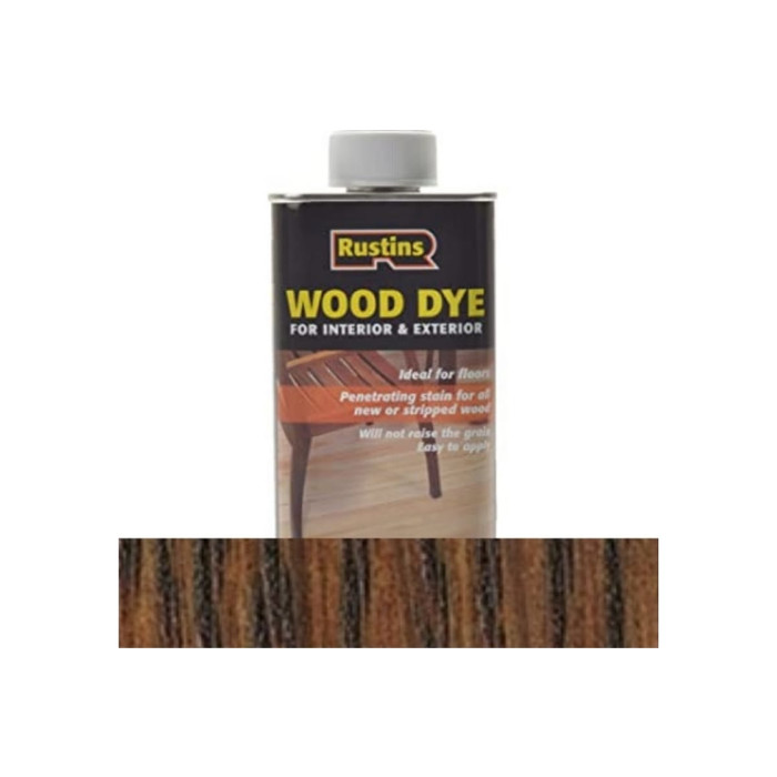 Тонировка для дерева Rustins Wood Dye Brown Mahogany коричневый махагон, 1 л 03652 фото 2