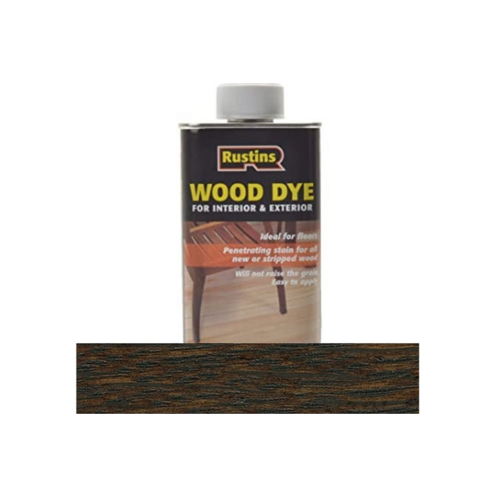 Тонировка для дерева Rustins Wood Dye Dark Teak темный тик, 1 л 03656 фото 2