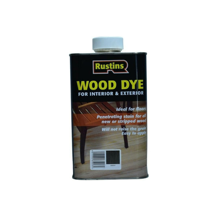 Тонировка для дерева Rustins Wood Dye Dark Ebony эбеновое дерево, 250 мл 03657