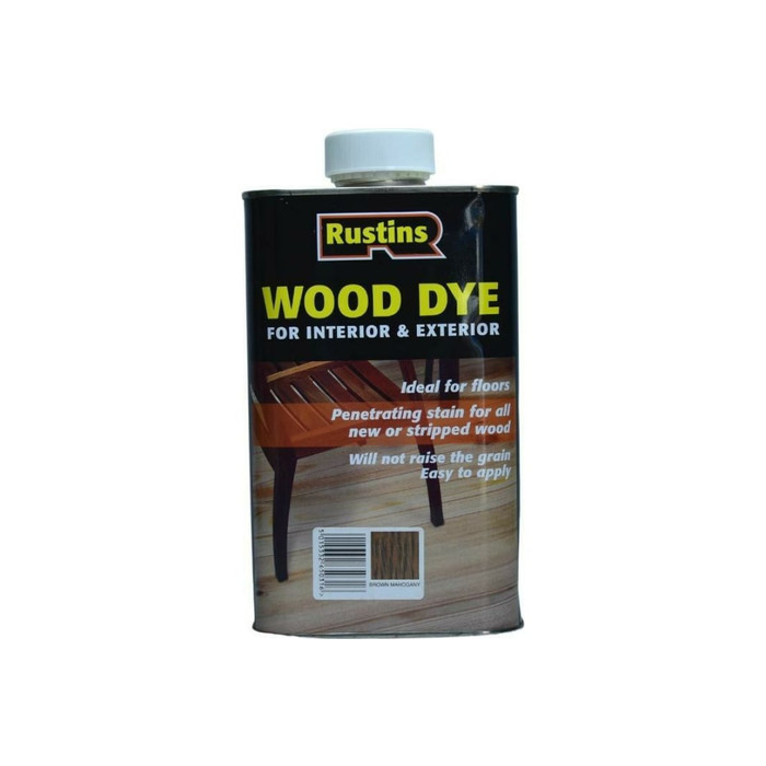 Тонировка для дерева Rustins Wood Dye Brown Mahogany коричневый махагон, 250 мл 03651