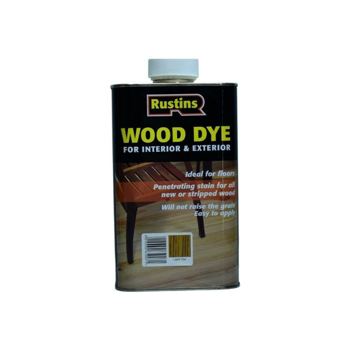 Тонировка для дерева Rustins Wood Dye Light Oak светлый дуб, 250 мл 03659