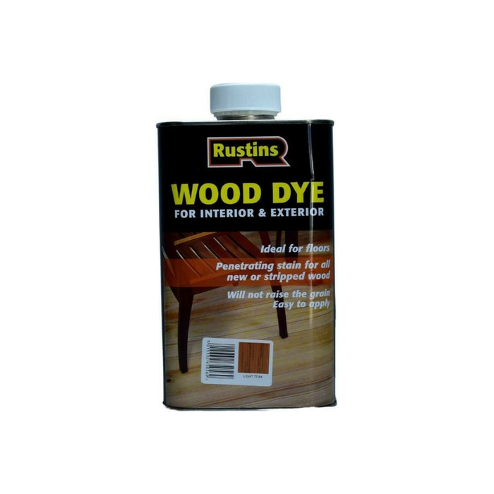Тонировка для дерева Rustins Wood Dye Light Teak светлый тик, 250 мл 03661