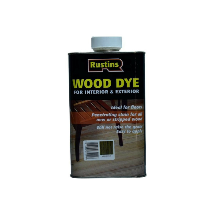 Тонировка для дерева Rustins Wood Dye Medium Oak средний дуб, 250 мл 03663