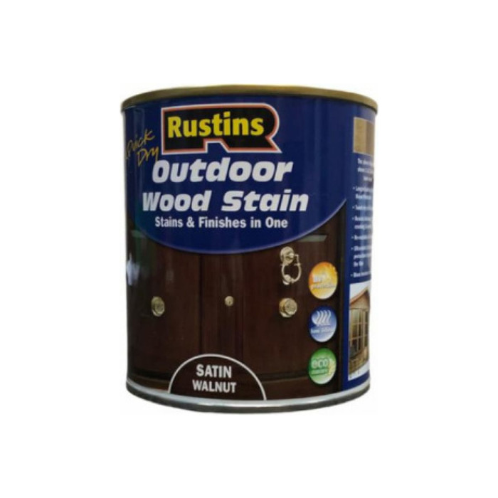 Финишная морилка Rustins QD Outdoor Wood Stain Walnut орех, 250 мл 03692