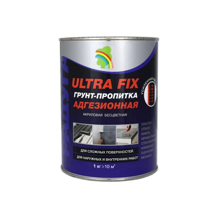 Адгезионная грунт-пропитка Радуга Ultra Fix 0,9 л 4630058020710