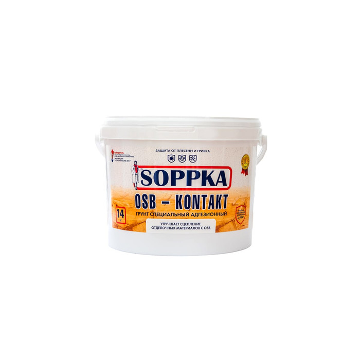 Адгезионный грунт SOPPKA OSB-Kontakt 14 кг СОП-Контакт14