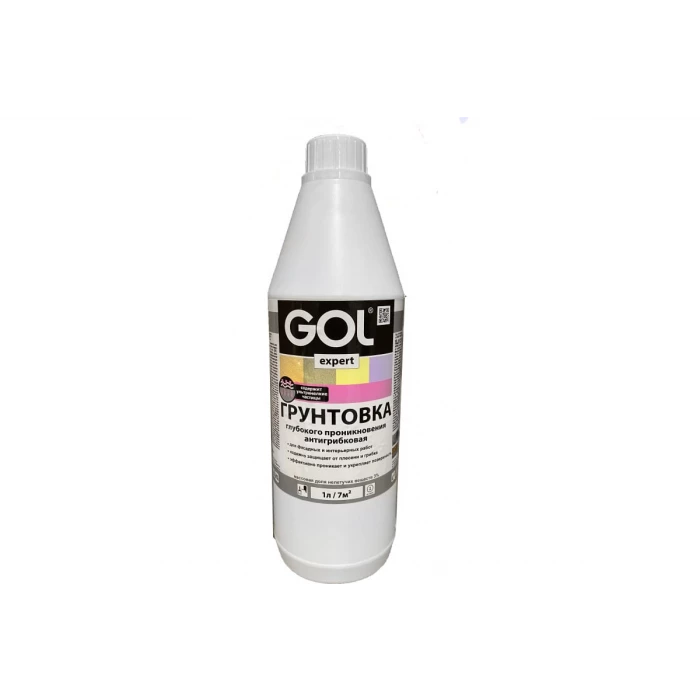 Акриловая антигрибковая грунтовка глубокого проникновения Palizh GOL expert 116 1 л 11605968