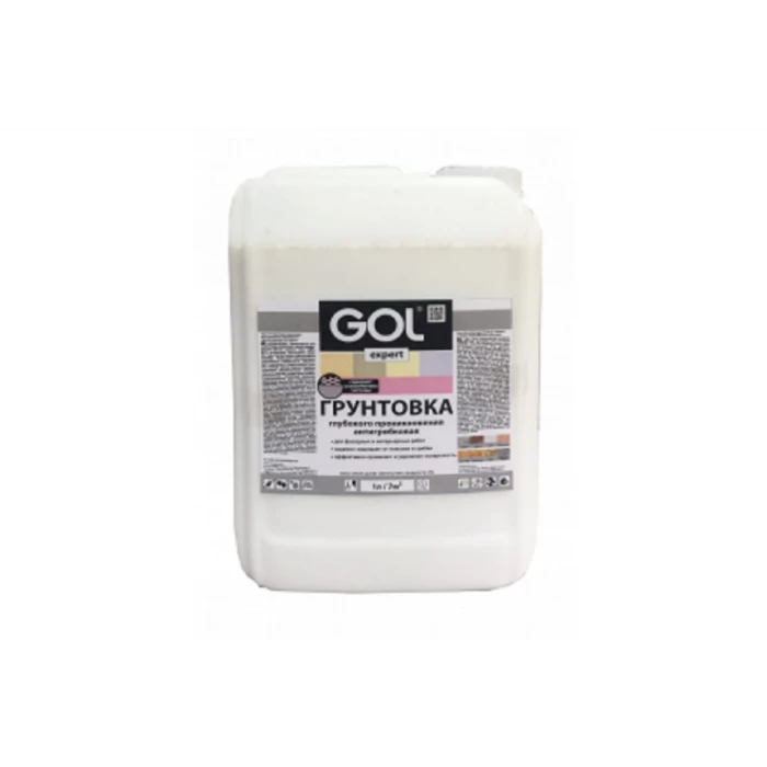 Акриловая грунтовка PALIZH GOL глубокого проникновения антигрибковая GOL expert 116 ПЭТ 10 л 11605563