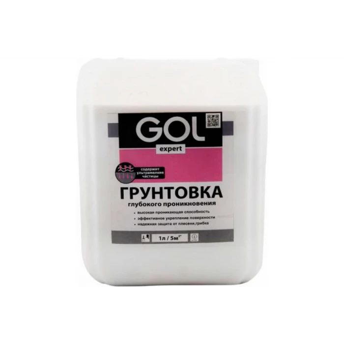 Акриловая грунтовка глубокого проникновения Palizh GOL expert 116, канистра 5 л 11605969