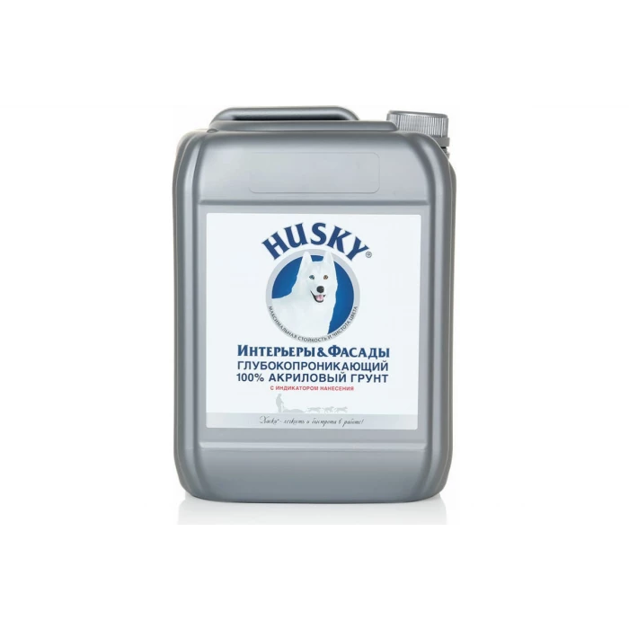 Акриловый 100% Глубокопроникающий грунт HUSKY 10 л 27304