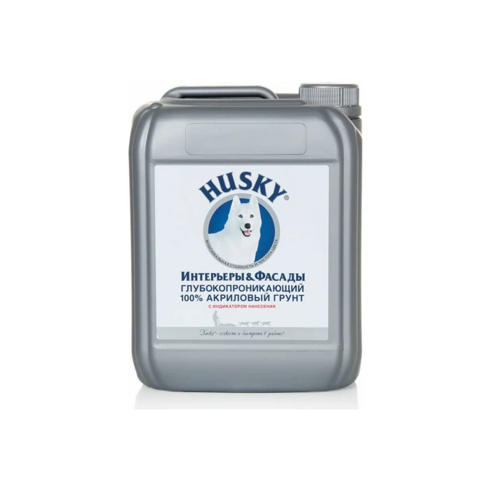 Акриловый 100% Глубокопроникающий грунт HUSKY 5 л 28725