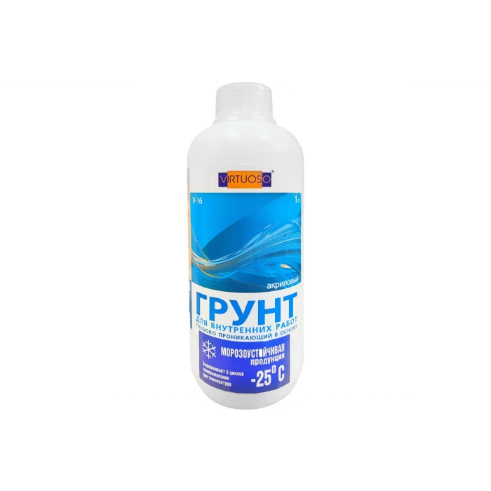 Акриловый глубокопроникающий грунт VIRTUOSO V-16 А 1 л 67746