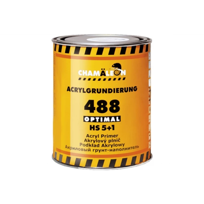 Акриловый грунт-наполнитель CHAMAELEON 5:1, HS, серый, 1 л 14881