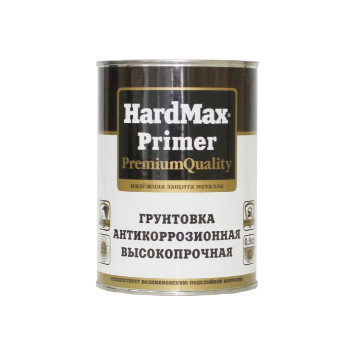 Антикоррозионная грунтовка HardMax PRIMER светло-серая, банка 0,9 кг 4690417078462
