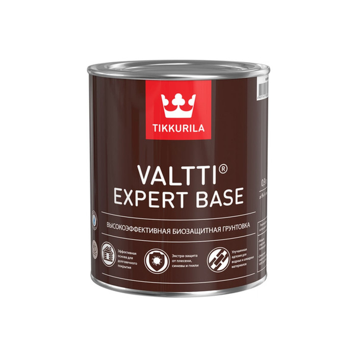 Высокоэффективная биозащитная грунтовка TIKKURILA VALTTI EXPERT BASE 0,9л 700009578