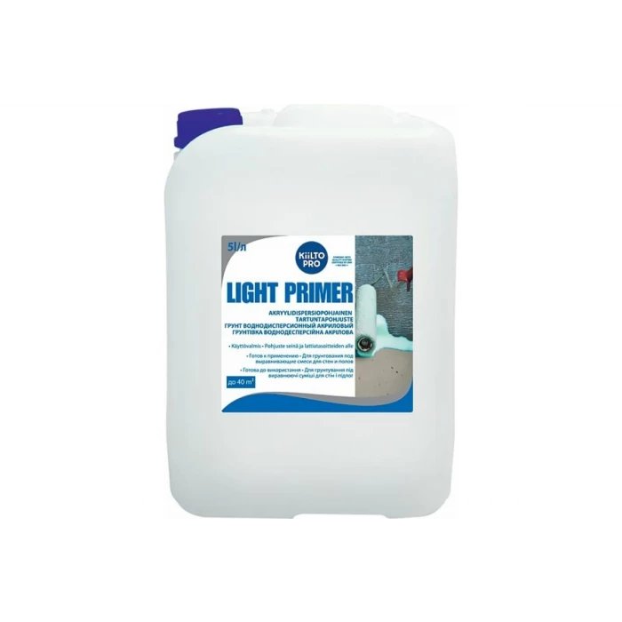 Готовая грунтовка KIILTO LIGHT PRIMER 5 л T6531.411K