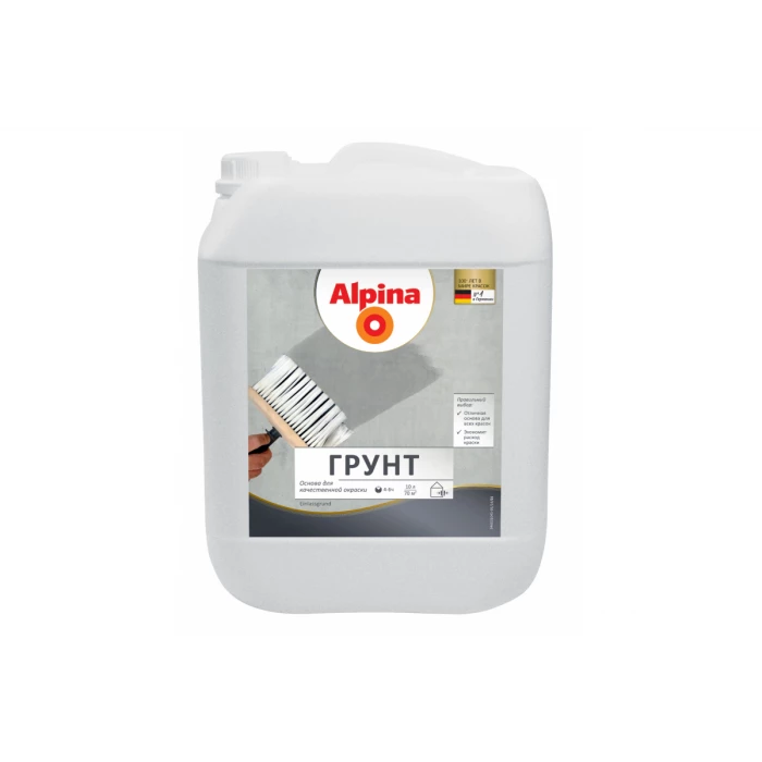 Грунт ALPINA NEW EINLASSGRUND универсальный 10л 948102356