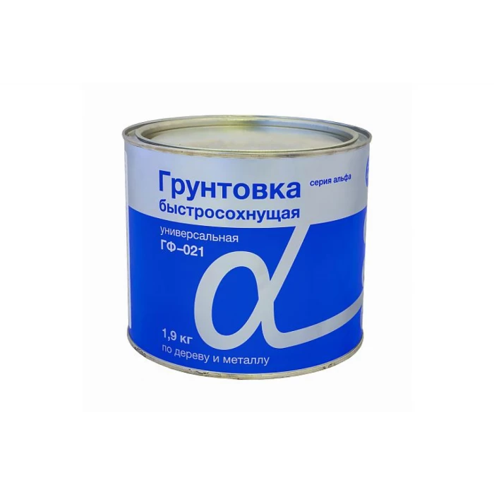 Грунт KRAFOR  Альфа ГФ-021 быстросохнущий серый 1,9 кг 6 41239