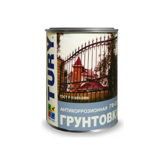 Грунт TURY ГФ-021 (серый; 1 кг) 00001000246