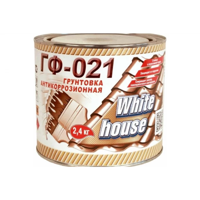 Грунт White House ГФ-021 (серый; 2.4 кг) 13134