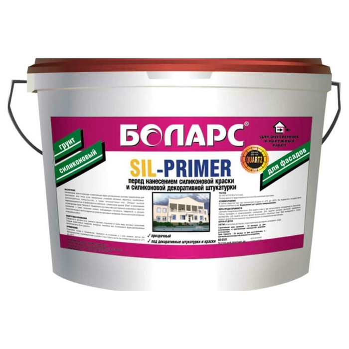 Грунт БОЛАРС SIL-PRIMER QUARZ 2100 40 кг 00000011079