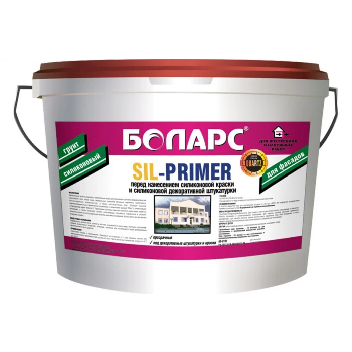 Грунт БОЛАРС SIL-PRIMER QUARZ 2100, 15 кг 00000009605