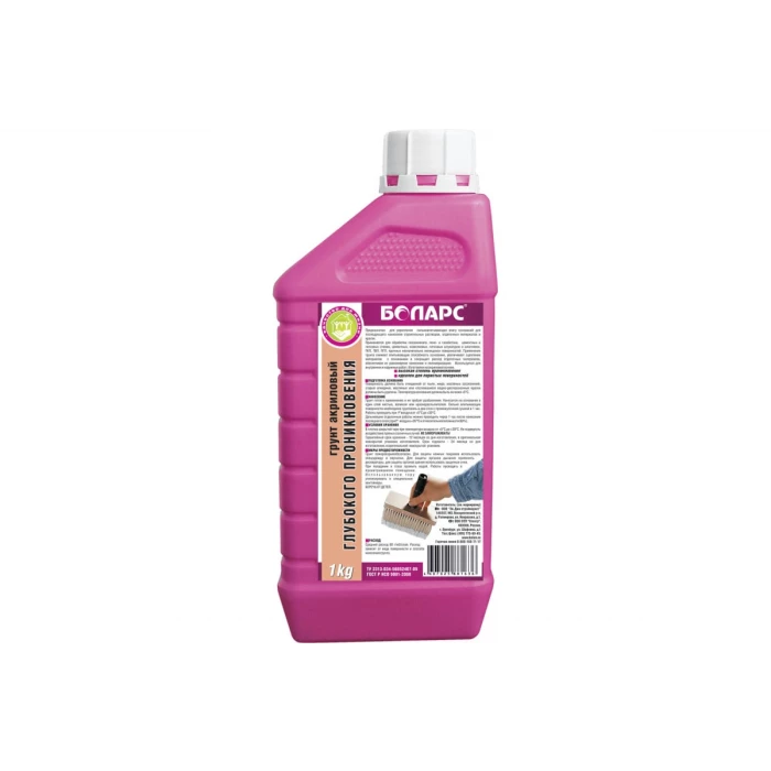 Грунт глубокого проникновения БОЛАРС 1 кг 00000003107