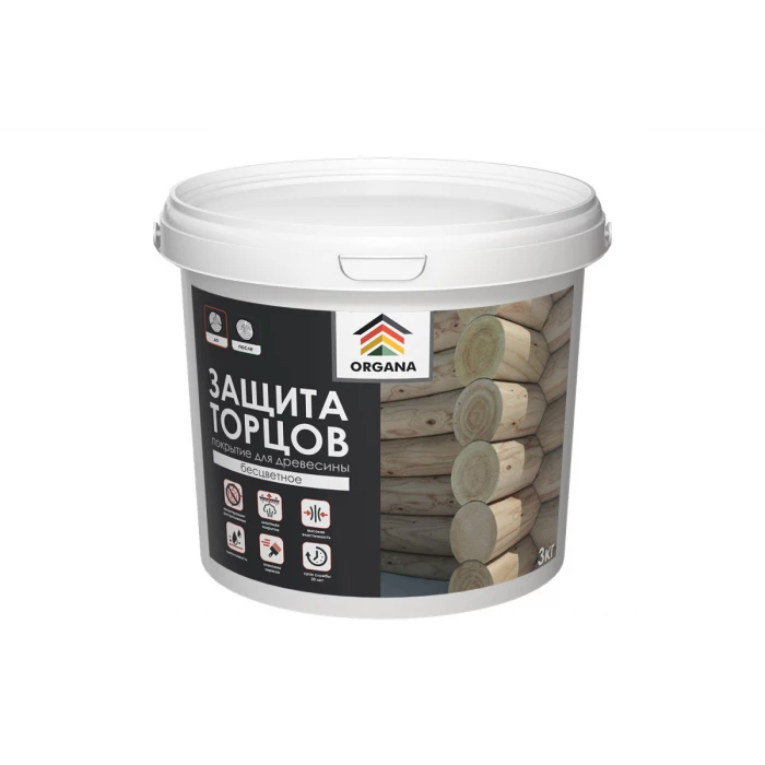 Грунт для торцов Organa LS, ведро, 3 кг 106804