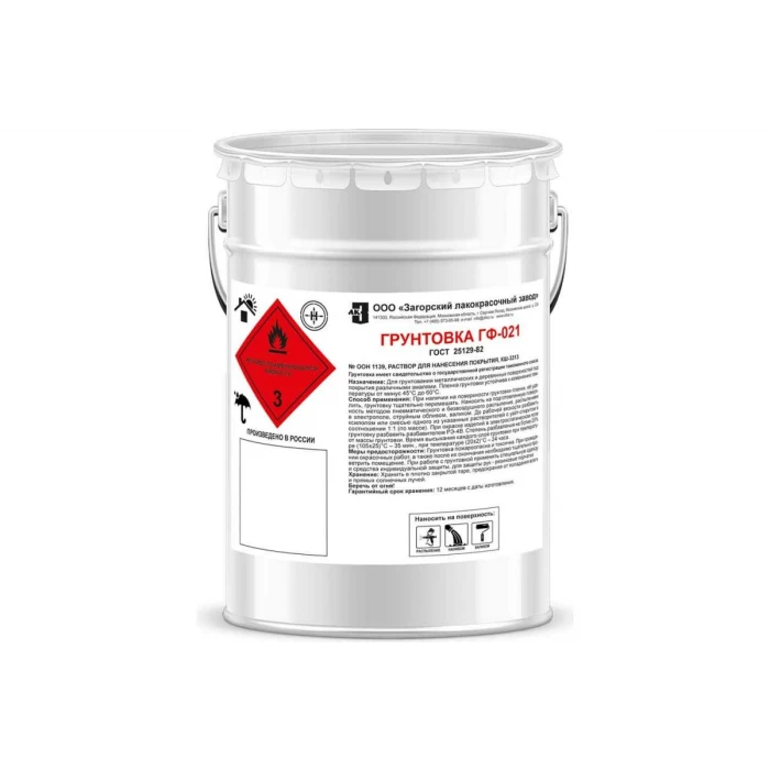 Грунт ЗАГОРСКИЙ ЛАКОКРАСОЧНЫЙ ЗАВОД ГФ-021 5 кг ZLK04868