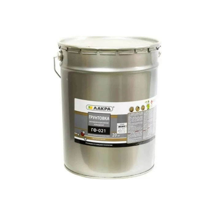 Грунт Лакра ГФ-021 серый, 20 кг 90000681504