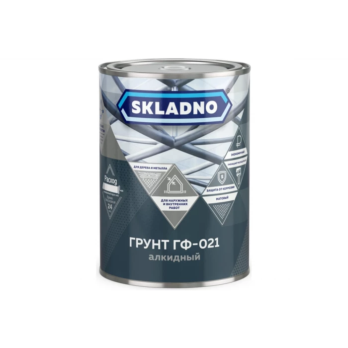 Грунт ПРЕСТИЖ Skladno Гф-021 красно-коричневый, 0.8 кг 234511