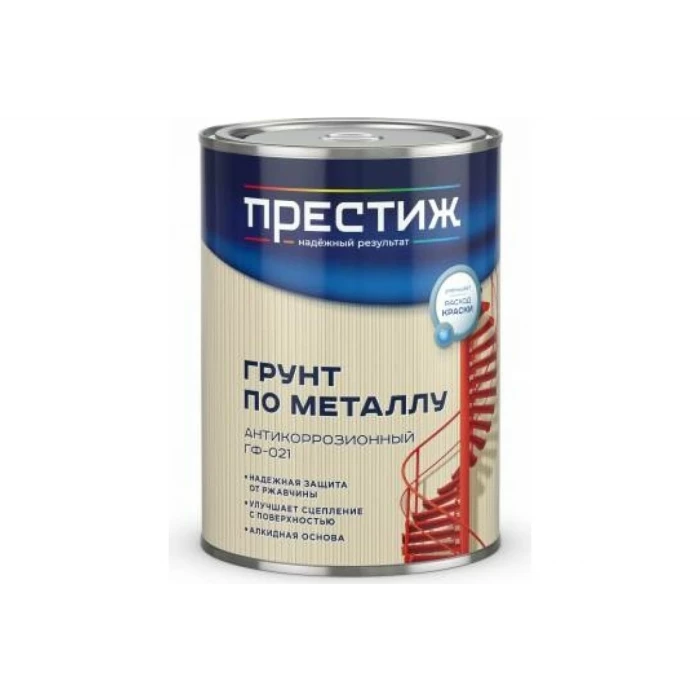 Грунт Престиж ГФ-021 серый 0,9 кг 14 21508