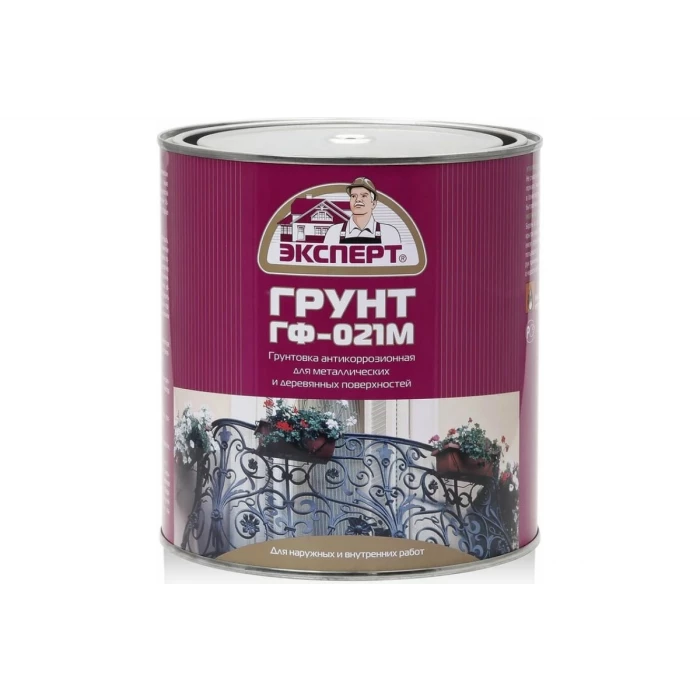 Грунт ЭКСПЕРТ ГФ-021М красно-коричневый, 2.7 кг 15623
