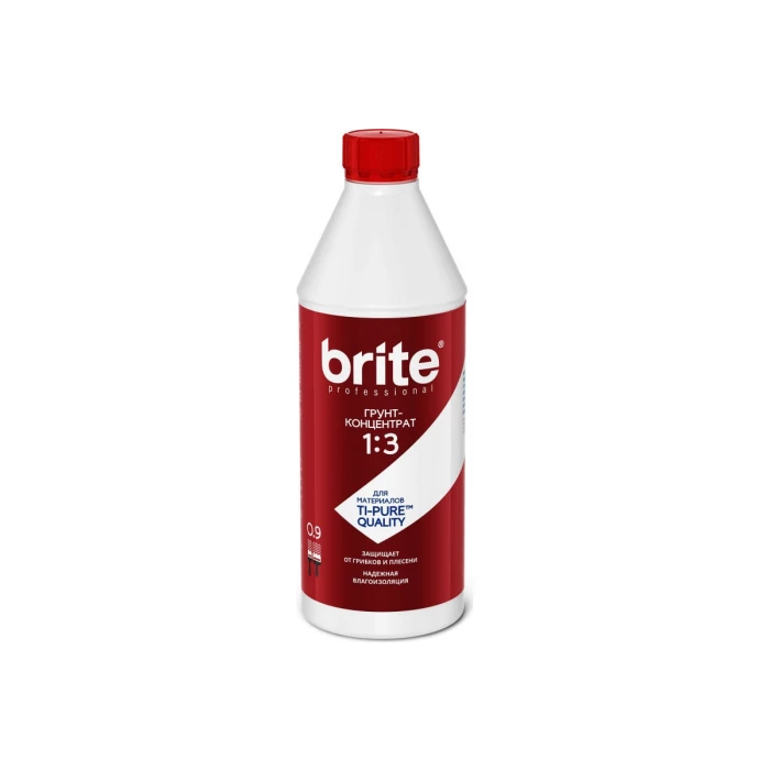 Грунт-концентрат BRITE PROFESSIONAL 1:3, бутылка 0,9 л О02255