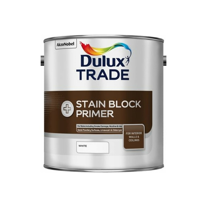 Грунтовка DULUX STAIN BLOCK PLUS для блокировки старых пятен, белая 1л 5183284