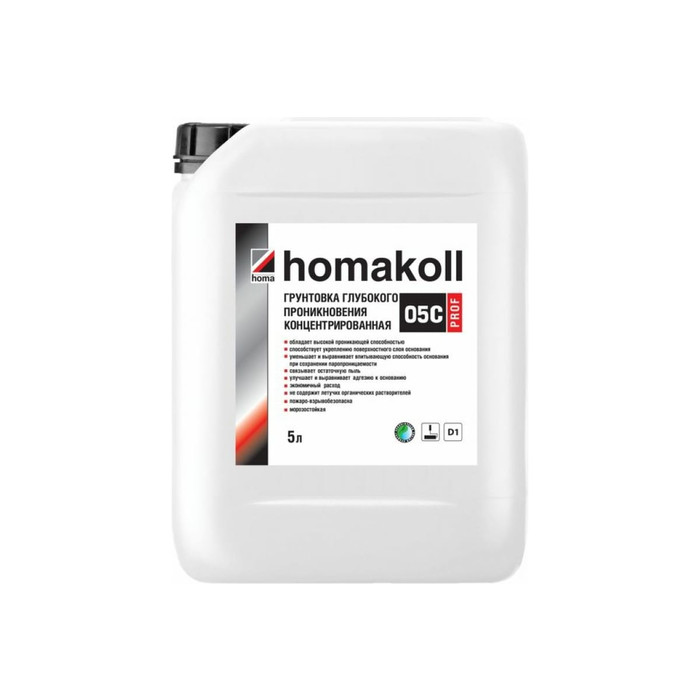 Грунтовка Homakoll морозостойкая, 05 C Prof, 1 л на 10-12 м2 178148