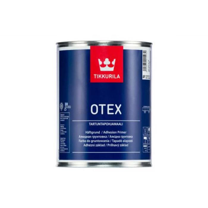 Грунтовка TIKKURILA OTEX адгезионная, на алкидной основе, глубокоматовая, база A 9л 20362010160