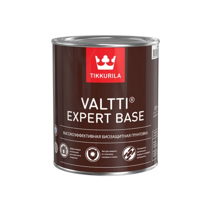 Грунтовка TIKKURILA VALTTI EXPERT BASE высокоэффективная, биозащитная 2,7л 700009579
