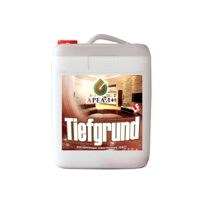 Грунтовка Ареал+ TIEFGRUND канистра 10 л А-356