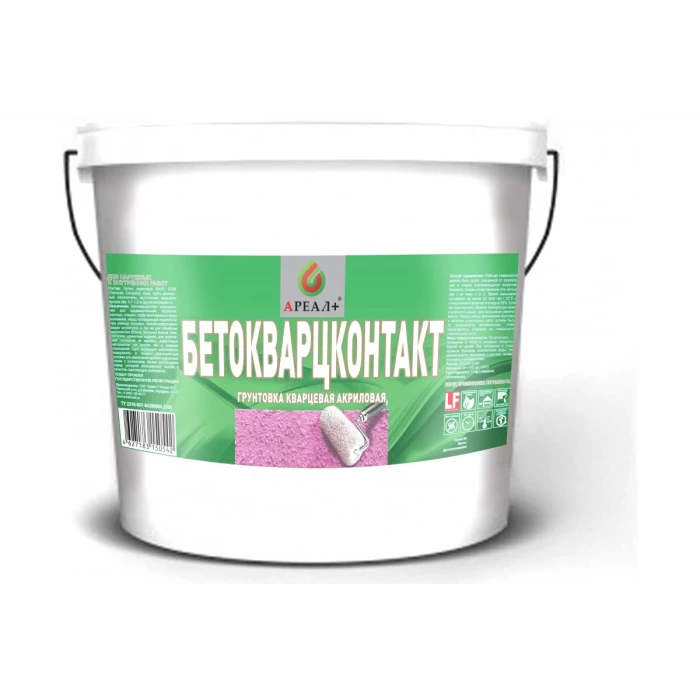 Грунтовка Бетокварцконтакт Ареал+ 4 кг А-370