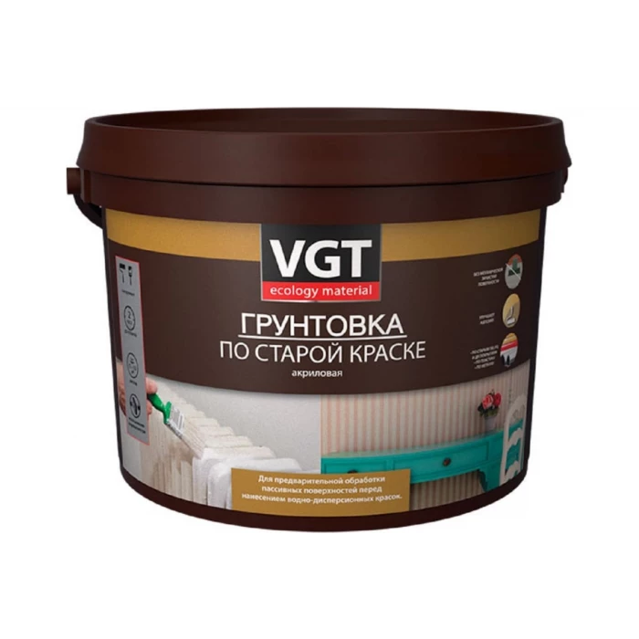 Грунтовка ВД-АК-0301 VGT по старой краске 1 кг 11606575